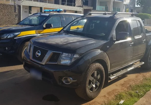 Veículo recuperado pela PRF