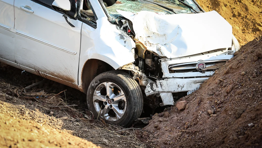 Carro envolvido na fatalidade