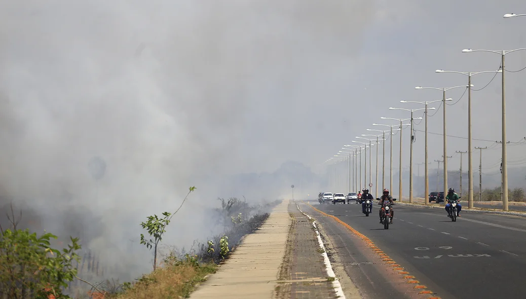Incêndio de grandes proporções em Teresina 