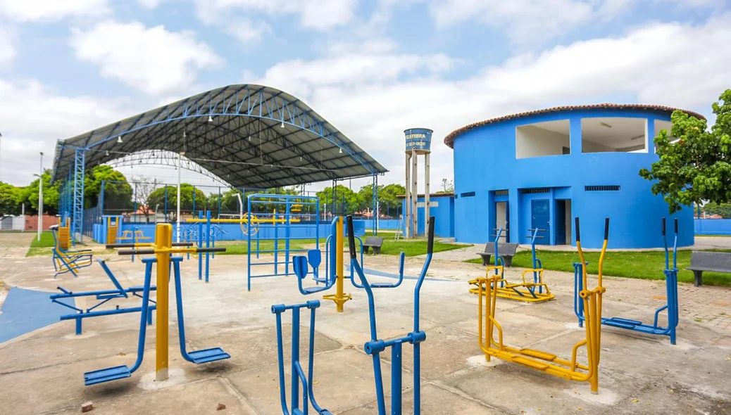 Obra realizada no Complexo Esportivo do Planalto Uruguai 