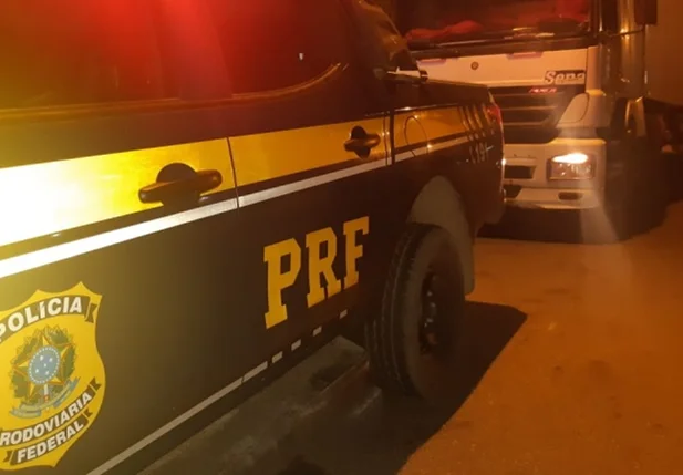 Momento em que o motorista foi localizado
