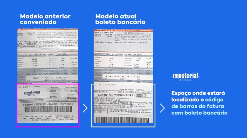 Nova modalidade da fatura de energia