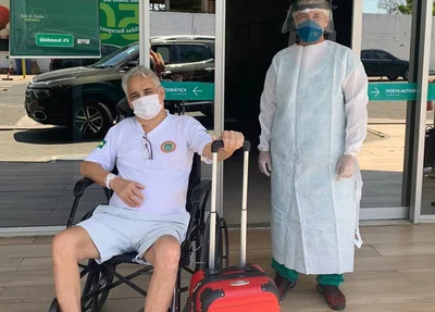 Robert Rios recebe alta médica 