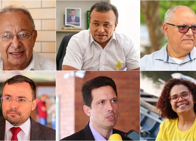 Candidatos em Teresina: Dr. Pessoa, Fábio Abreu, Kleber Montezuma, Fábio Novo, Major Diego e Lucineide Barros
