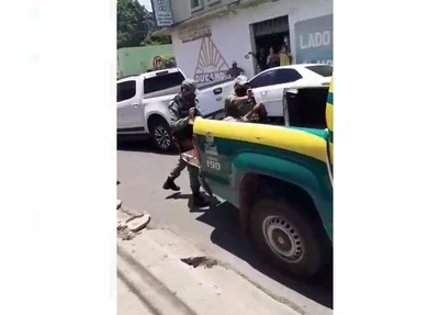 Suspeito foi conduzido pela PM