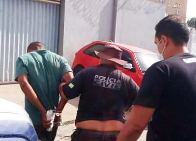 Suspeito foi conduzido pela Polícia Civil
