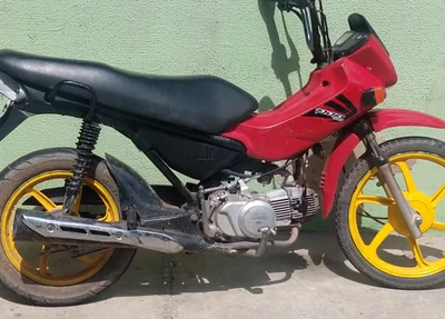 Motocicleta apreendida pela PM-PI