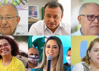 Candidatos em Teresina: Dr. Pessoa, Fábio Abreu, Kleber Montezuma, Lucineide Barros, Gessy Fonseca e Simone Pereira