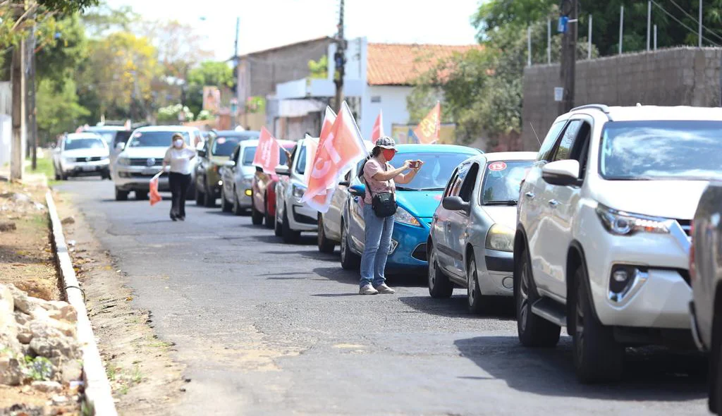 Carreata de Fábio Novo pela zona norte de Teresina