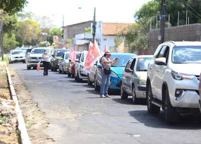 Carreata de Fábio Novo pela zona norte de Teresina