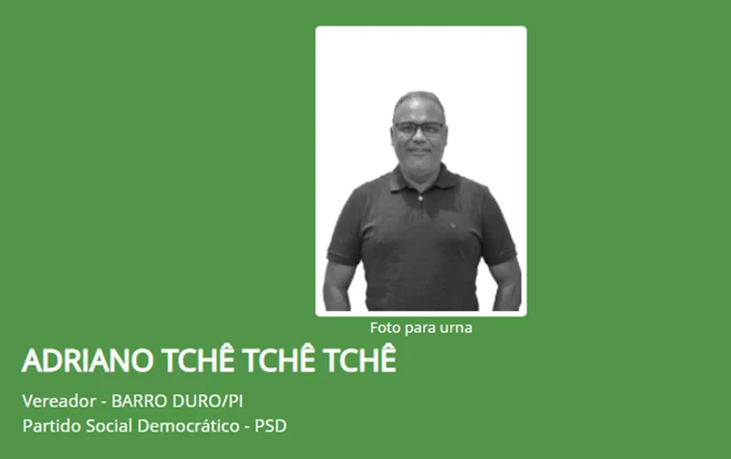 Candidato Adriano Tchê Tchê Tchê