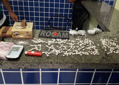 Apreensão de drogas na cidade de Parnaíba