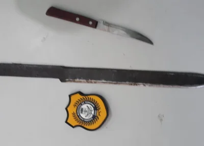 As armas foram apreendidas pela Guarda Civil Municipal