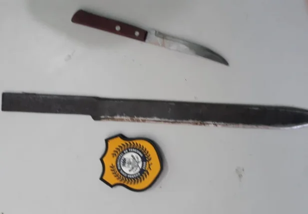 As armas foram apreendidas pela Guarda Civil Municipal