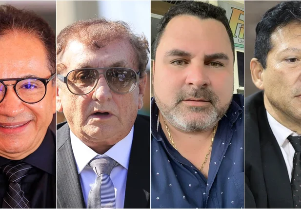 Candidatos em Parnaíba: Dr. Hélio, Mão Santa, Samaronne e Romualdo Seno