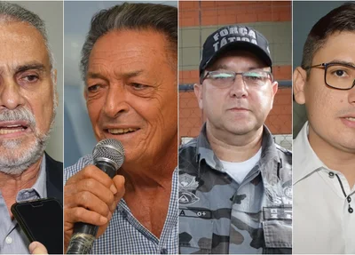 Candidatos em Picos: Araujinho, Gil Paraibano, Coronel Edwaldo Viana e Glauber Silva