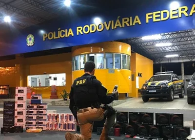 Carga de eletrônicos é apreendida pela PRF em Floriano