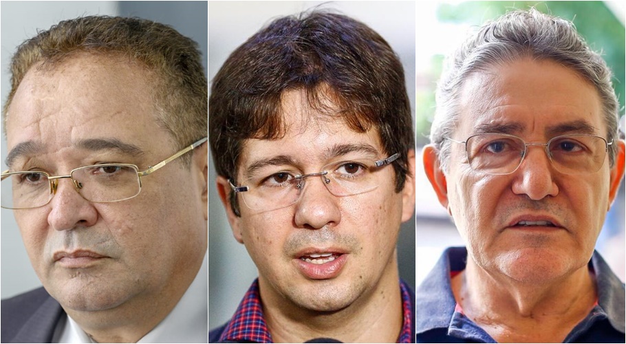 Major Paulo Roberto, Samuel Silveira e Ricardo Bandeira