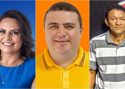 Candidatos em Bom Jesus: Cledja Benvindo, Nestor Elvas e Irmão Mazim