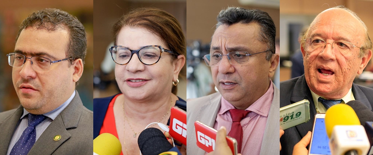 Dr. Lázaro, Graça Amorim, Dudu e Edson Melo