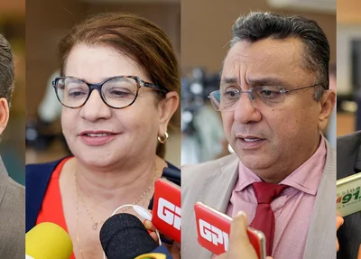 Dr. Lázaro, Graça Amorim, Dudu e Edson Melo