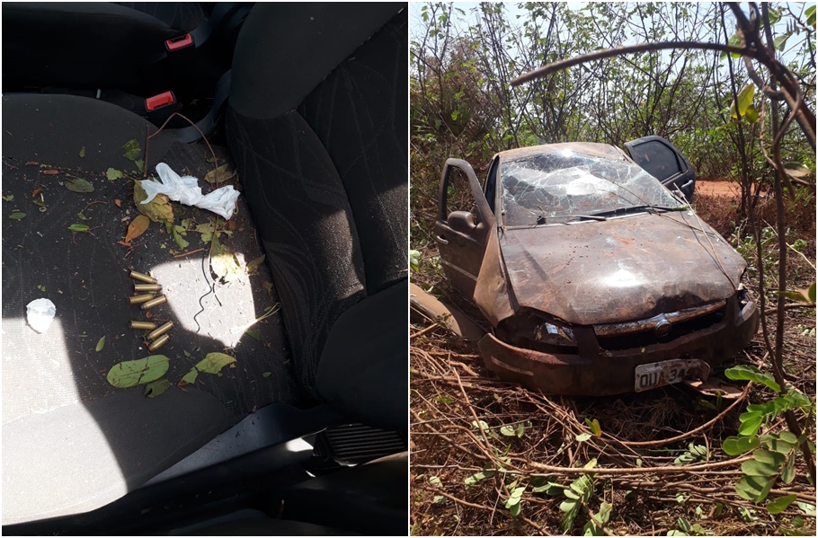 Veículo ficou destruído