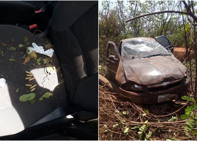 Veículo ficou destruído