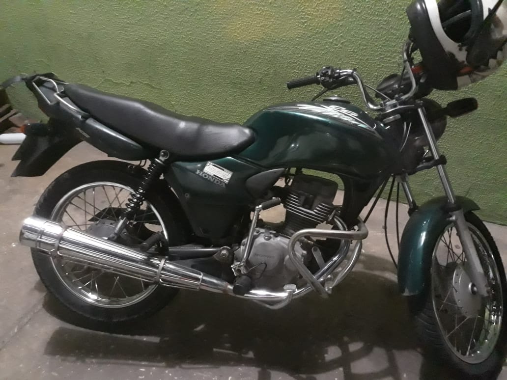 Motocicleta recuperada pela PM