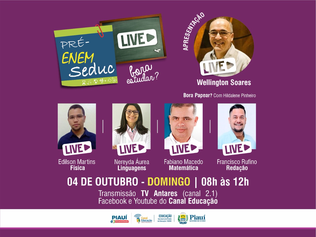 24° revisão pré-enem realizada pela Seduc