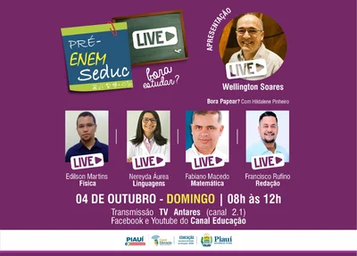 24° revisão pré-enem realizada pela Seduc
