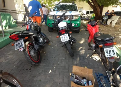 Motocicletas apreendidas