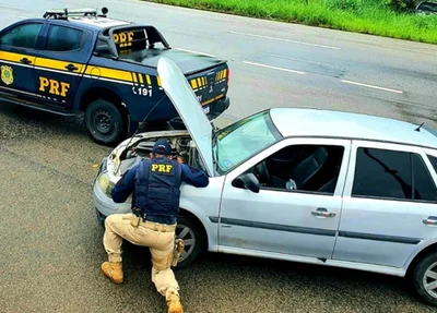 Veículo apreendido pela PRF