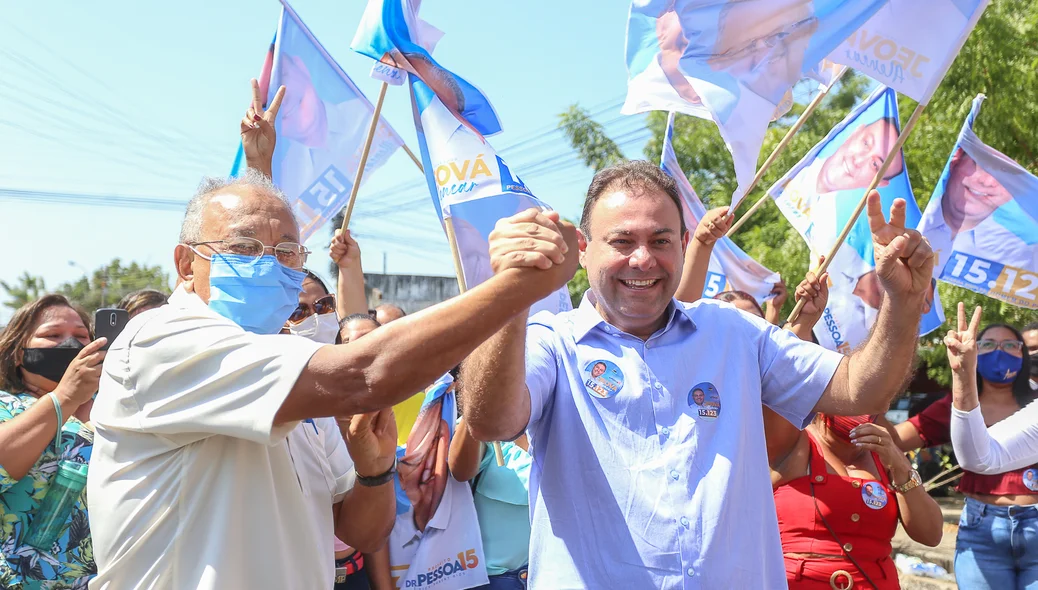 O candidato à prefeito da Capital, Dr. Pessoa, esteve presente no evento