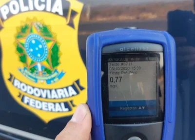 Teste de alcoolemia apontou que o idoso estava embriagado