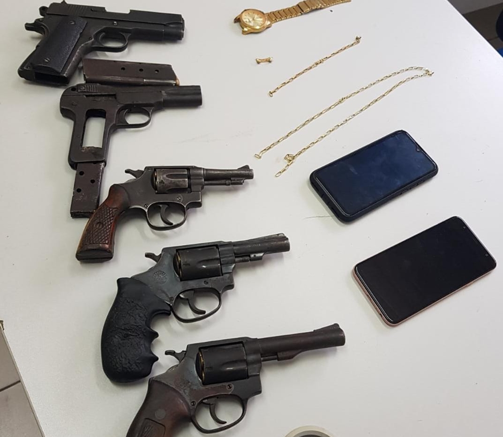 Armas apreendidas durante operação em Floriano