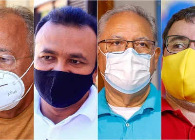 Dr. Pessoa, Fábio Abreu, Kleber Montezuma e Fábio Novo