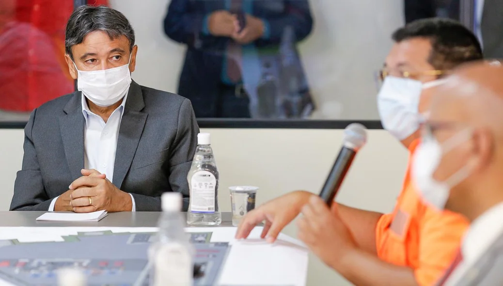 Governador Wellington Dias acompanha apresentação de projeto para instalação de unidade dos bombeiros na Ceasa