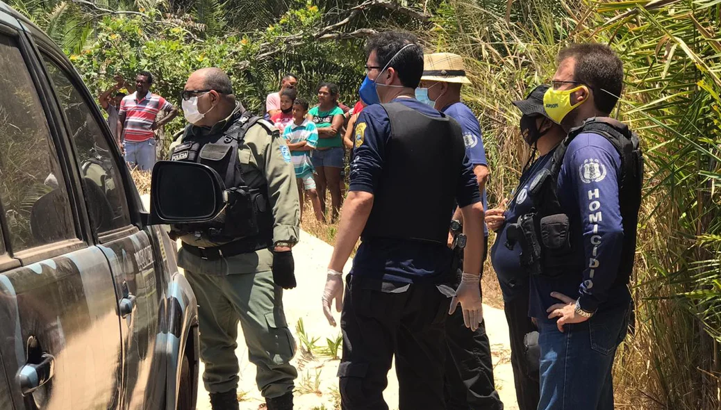 Policiais da Delegacia de Homicídios