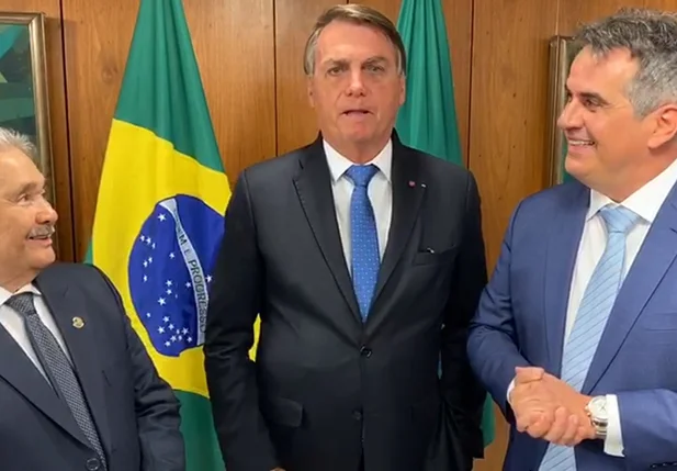 Elmano, Bolsnaro e Ciro Nogueira