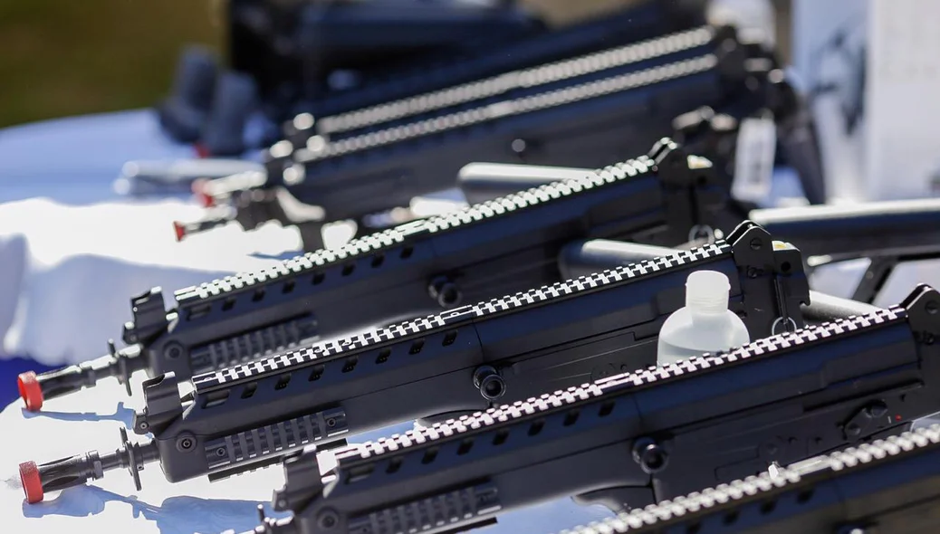 Armas recebidas pela Polícia Militar