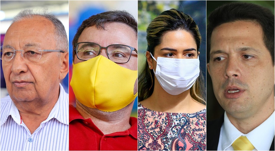 Dr. Pessoa, Fábio Novo, Gessy Fonseca e Major Diego Melo