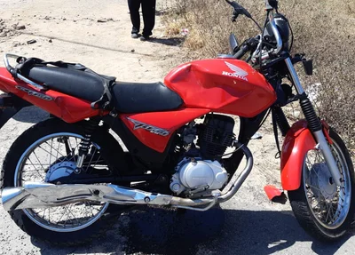 Motocicleta da vítima