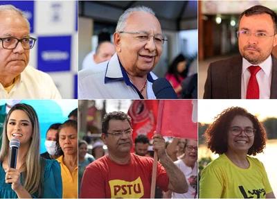 Kleber Montezuma, Dr Pessoa, Fábio Novo, Gessy Fonseca, Gervásio Santos e Lucineide Barros