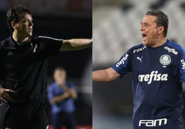 Fernando Diniz e Vanderlei Luxemburgo estão sob pressão no São Paulo e Palmeiras 