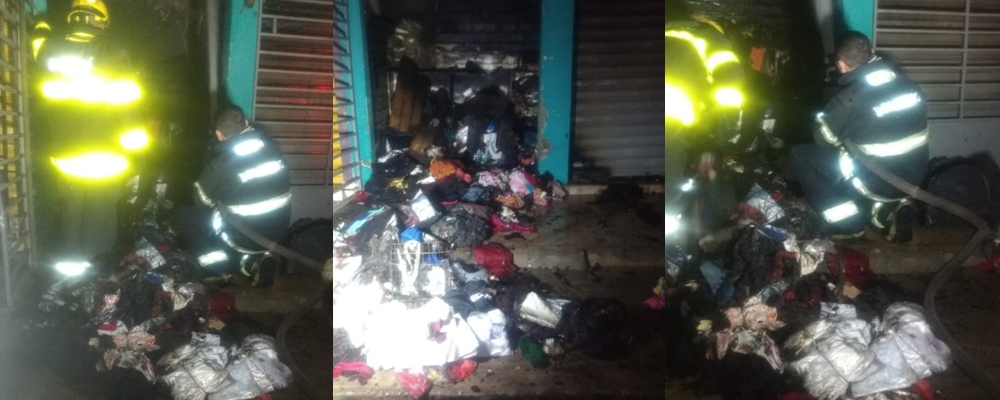 O box ficou destruído
