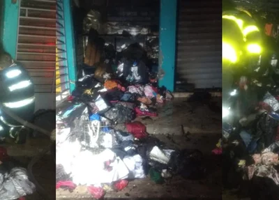 O box ficou destruído