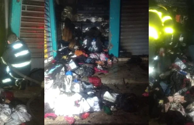 O box ficou destruído
