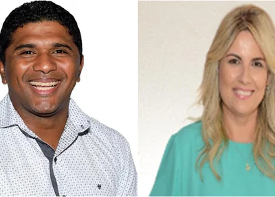 Prefeito Manoel Júnior e professora Joquebede