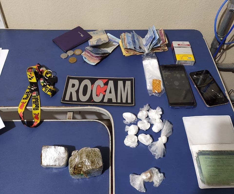 Objetos encontrados com a dupla