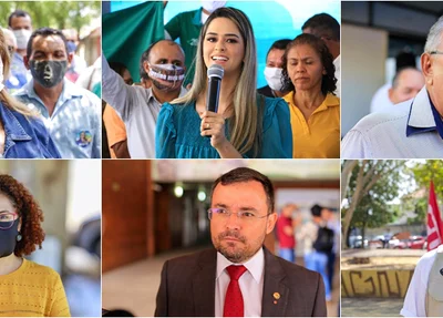 Simone Pereira, Gessy Fonseca, Dr. Pessoa, Lucineide Barros, Fábio Novo e Pedro Laurentino